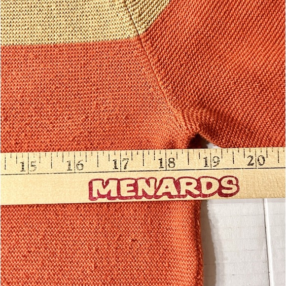 On The Road Sweater Women's Med Multicolor Striped Lightweight‎ Whimsycore Boho - Picture 4 of 5